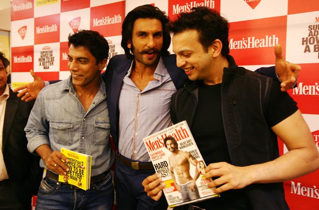 मेन्स हेल्थ मैगजीन के लांच पर रणवीर | दीपिका के जलवे