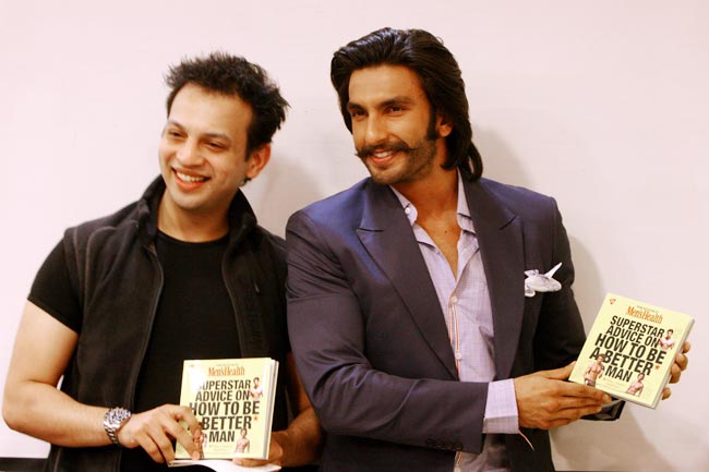 मेन्स हेल्थ मैगजीन के लांच पर रणवीर | दीपिका के जलवे