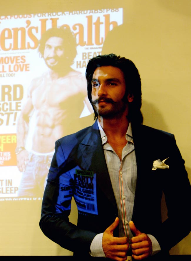 मेन्स हेल्थ मैगजीन के लांच पर रणवीर | दीपिका के जलवे