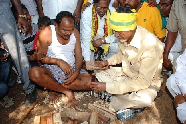 आम आदमी का दिल जीतने निकले चंद्रबाबू नायडू