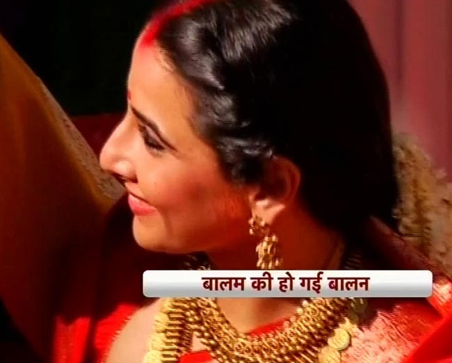 विद्या बालन ने सिद्धार्थ संग रचाई शादी  | मेंहदी की रस्म