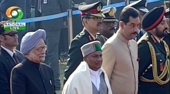 गणतंत्र दिवस पर शान से लहराया तिरंगा