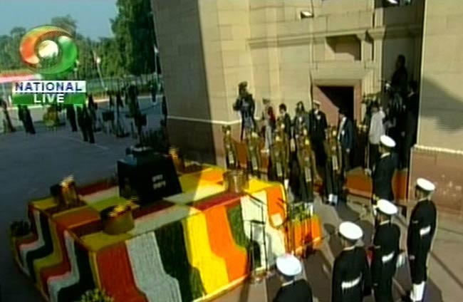 गणतंत्र दिवस पर शान से लहराया तिरंगा