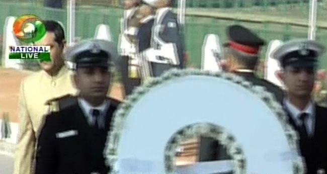 गणतंत्र दिवस पर शान से लहराया तिरंगा