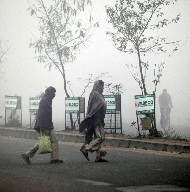 दिल्ली में ठंड ने तोड़ा 43 सालों का रिकार्ड