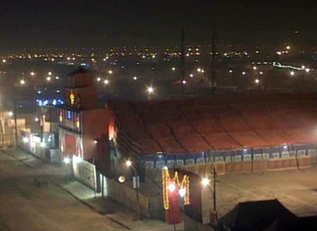 संगम पर महाकुंभ की भव्‍य तैयारियों का नजारा