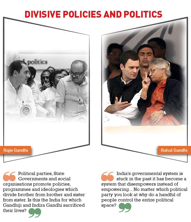 राहुल को पिता राजीव गांधी से क्या मिला 'विरासत' में... | 'युवा सोच'