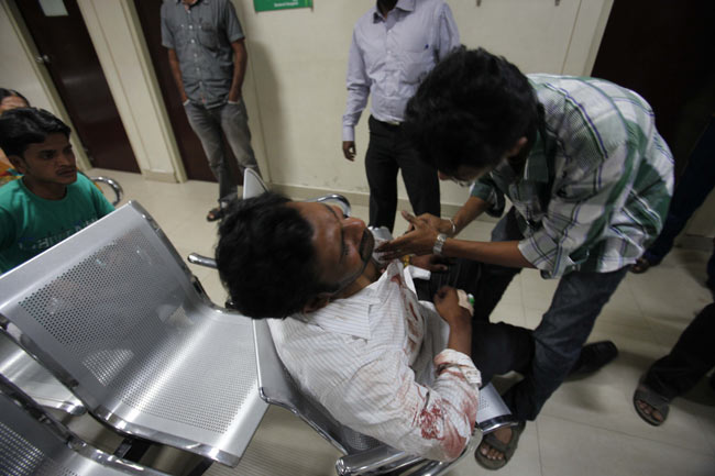 हैदराबाद दोहरे ब्‍लास्‍ट की तस्वीरें | 