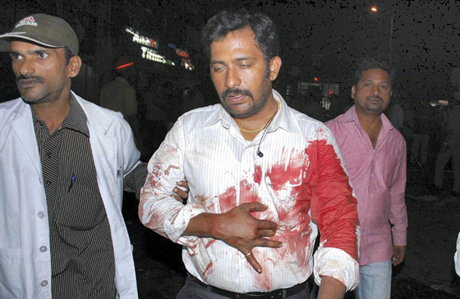 हैदराबाद दोहरे ब्‍लास्‍ट की तस्वीरें | 