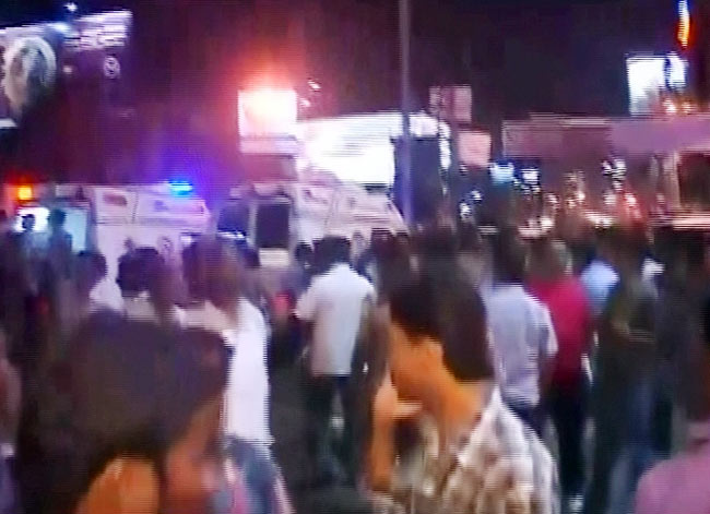 हैदराबाद दोहरे ब्‍लास्‍ट की तस्वीरें | 