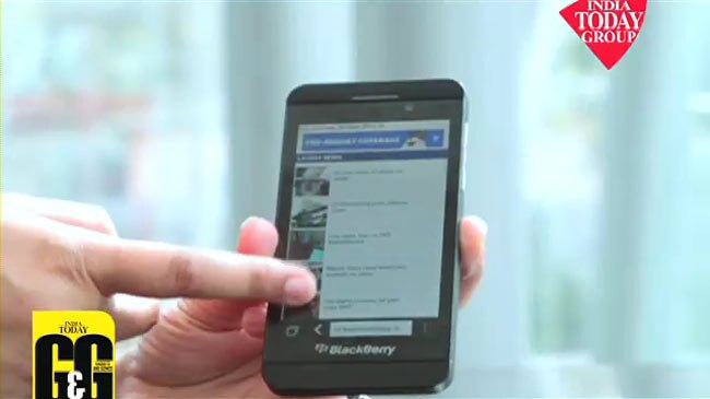 ब्‍लैकबेरी ने लॉन्‍च किया Z10 स्‍मार्टफोन | वी‍डियो