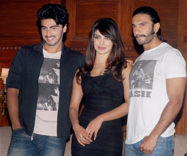 'गुंडे' के प्रमोशन में जुटे अर्जुन, रणवीर और प्रियंका