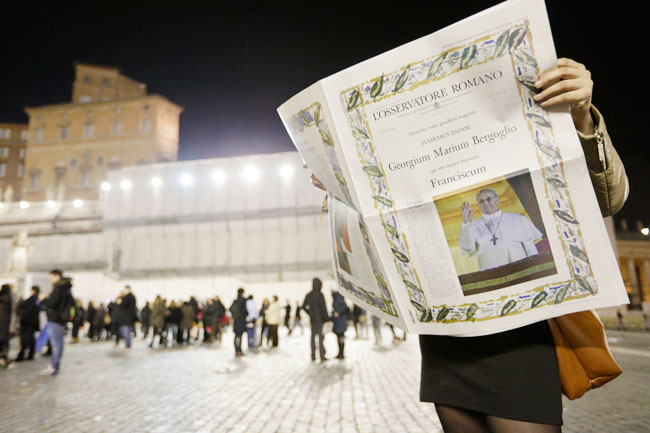 अर्जेंटीना के जॉर्ज मारियो बर्गोग्लियो बने पोप