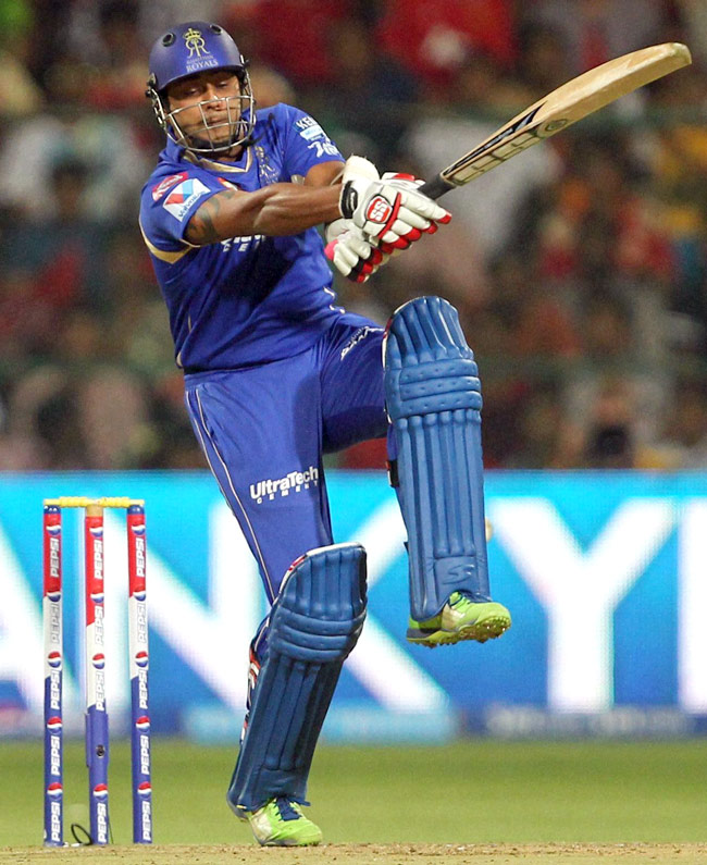 एकतरफा मुकाबले में बैंगलोर ने राजस्‍थान को हराया