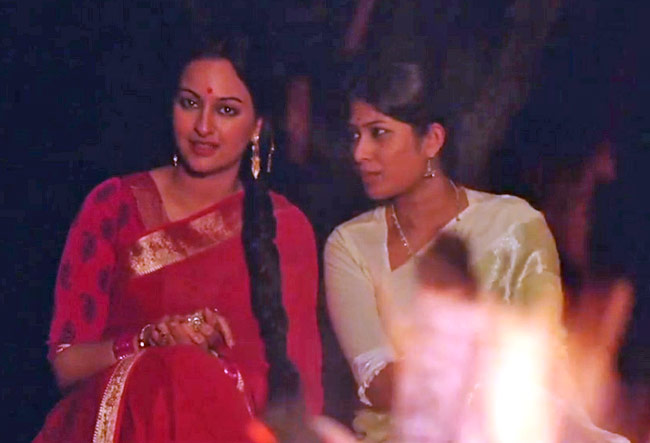 सोनाक्षी सिन्‍हा की साड़ी में खास तस्‍वीरें