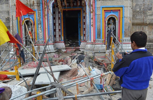 तस्‍वीरों में देखें केदारनाथ की तबाही का मंजर