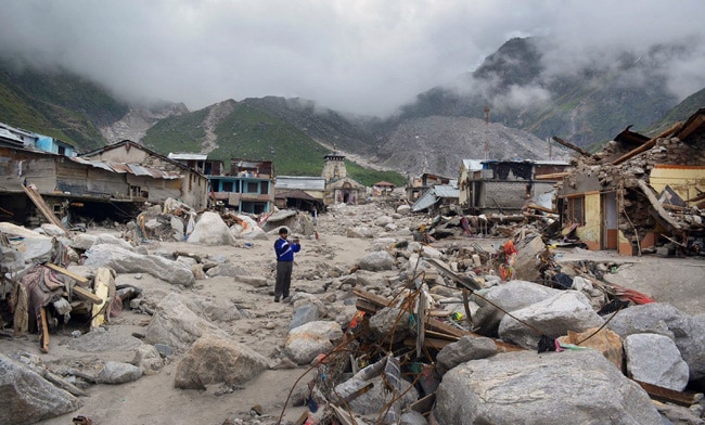 तस्‍वीरों में देखें केदारनाथ की तबाही का मंजर