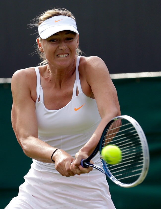 शारापोवा को लगी चोट, विंबलडन टूर्नामेंट से बाहर