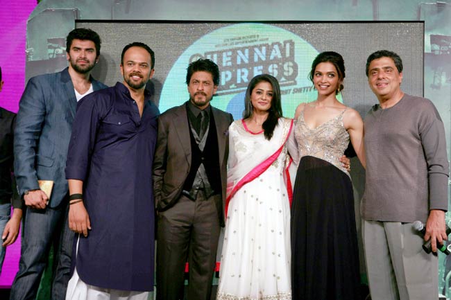 'चेन्नई एक्सप्रेस' के म्यूजिक लॉन्च पर सितारों की मस्ती