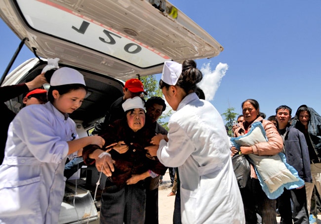 चीन में भूकंप ने मचाई भारी तबाही