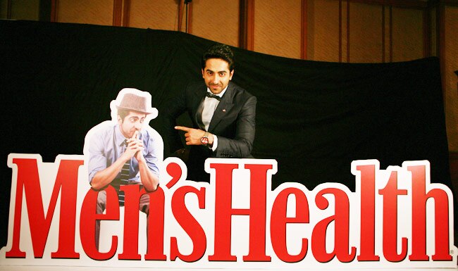 'मेन्‍स हेल्थ' के कवर पर पॉवरफुल आयुष्मान खुराना