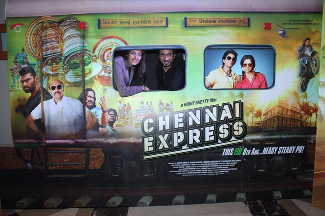 'चेन्नई एक्सप्रेस' के म्यूजिक लॉन्च पर सितारों की मस्ती