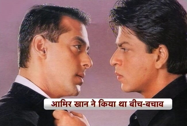 ...और एक-दूसरे के गले मिले सलमान-शाहरुख