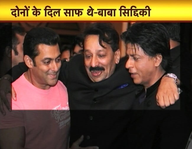 ...और एक-दूसरे के गले मिले सलमान-शाहरुख