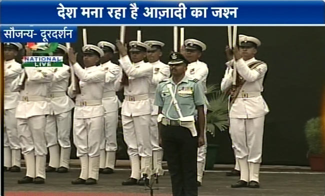 दिल्ली के लाल किले पर स्वतंत्रता दिवस का जश्न