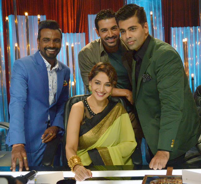 'झलक दिखला..' के सेट पर माधुरी से मिले जॉन...