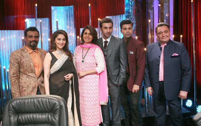 रणबीर, ऋषि और नीतू कपूर की झलक...