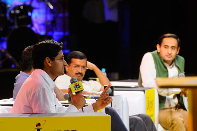 Mind Rocks: पॉलिटिक्स पर केजरीवाल, हुड्डा और संजय कौल की बहस