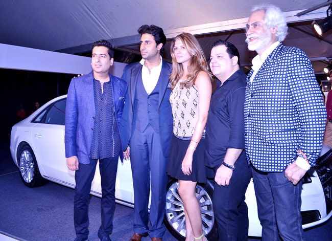 ऑडी इंडिया के शो में पहुंचे अभिषेक, हुमा कुरैशी