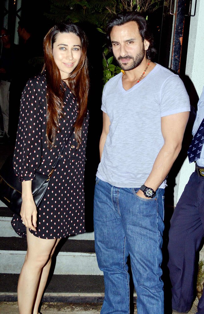 परिवार के साथ डिनर के लिए गए सैफ-करीना