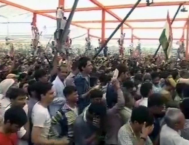 नरेंद्र मोदी की ताजपोशी के बाद रेवाड़ी में पहली रैली