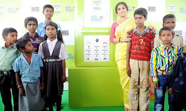 अशिक्षा के खिलाफ विद्या बालन का जागरुकता अभियान