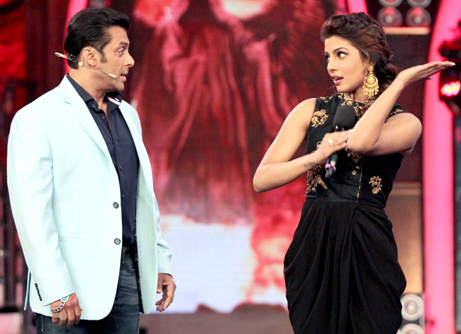 प्रियंका चोपड़ा ने लगाए 'बिग बॉस' सलमान के साथ ठुमके