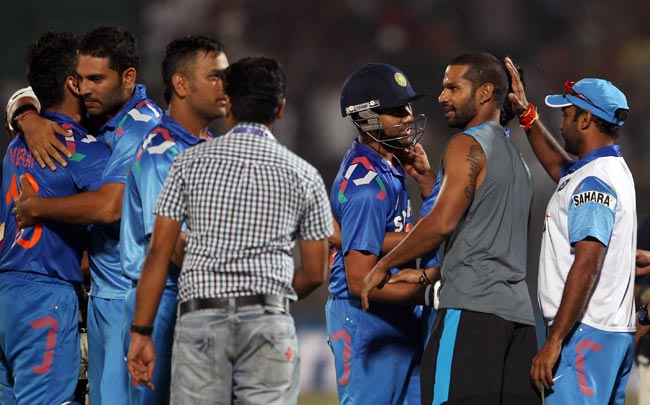 जयपुर में टीम इंडिया का 'वनडे मातरम'