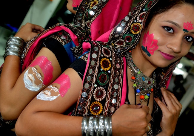 गुजरात में मोदी टैटू का जलवा