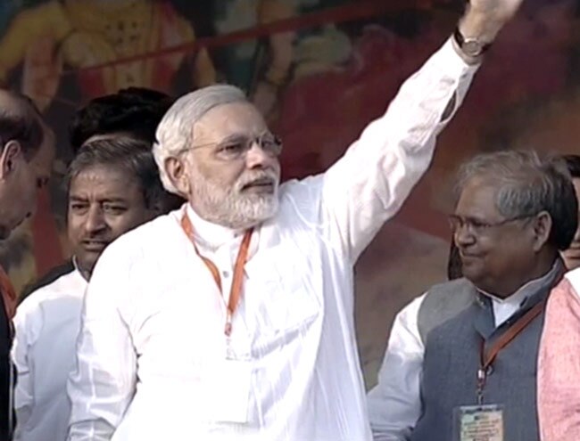 मोदी की कानपुर रैली में उमड़ा जनसैलाब