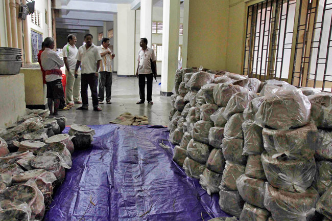 समुद्र तट से टकराया महातूफान ‘पिलिन’, देखें तस्‍वीरें