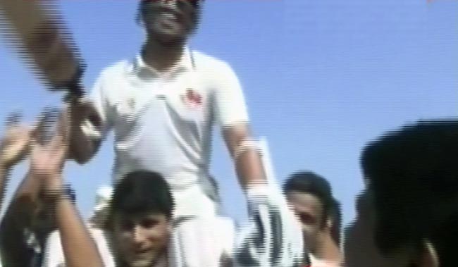 रणजी में आखिरी पारी को सचिन तेंदुलकर ने बनाया यादगार