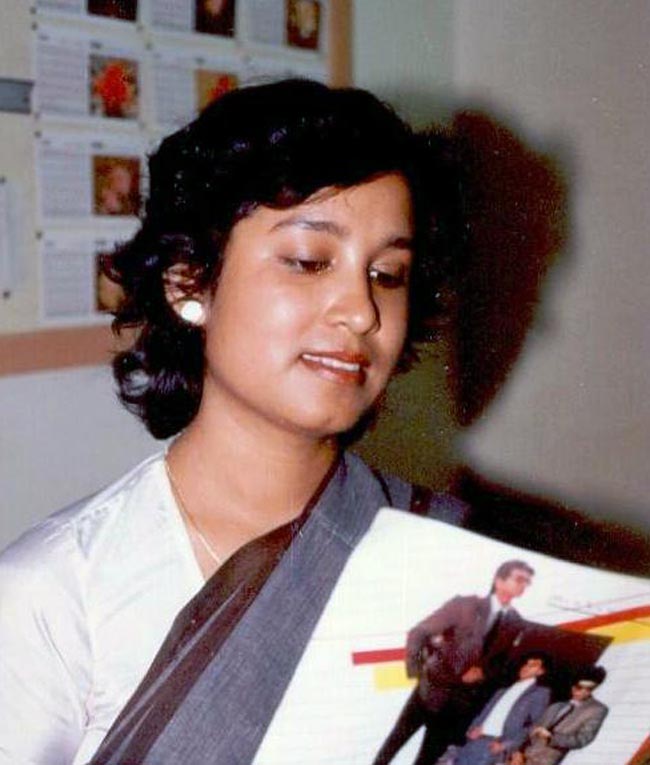 तस्लीमा ने ट्विटर पर डाली अपनी बाली उमर की फोटो