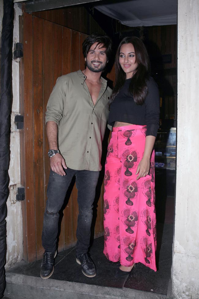 'R... Rajkumar' की रैप पार्टी में शाहिद और सोनाक्षी