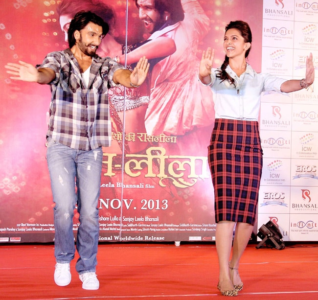 राम-लीला के प्रमोशन में रणवीर-दीपिका के रंग | बिना मेकअप हसीनाएं