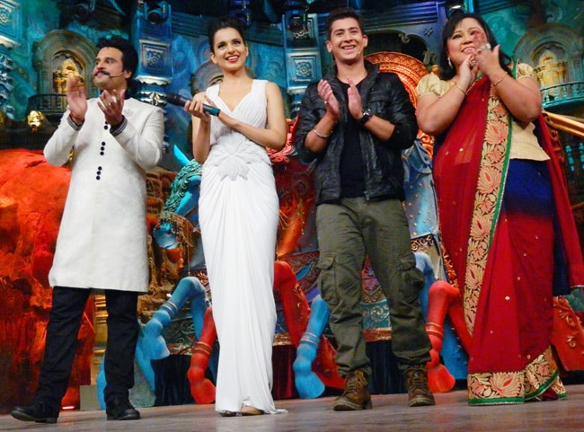 'कॉमेडी सर्कस' के सेट पर में पहुंचीं कंगना