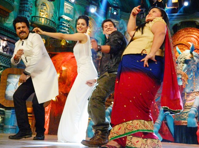 'कॉमेडी सर्कस' के सेट पर में पहुंचीं कंगना