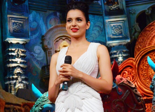 'कॉमेडी सर्कस' के सेट पर में पहुंचीं कंगना