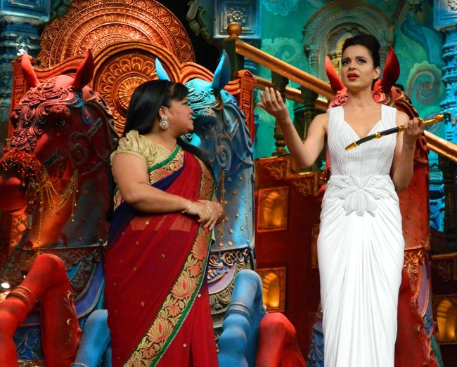 'कॉमेडी सर्कस' के सेट पर में पहुंचीं कंगना