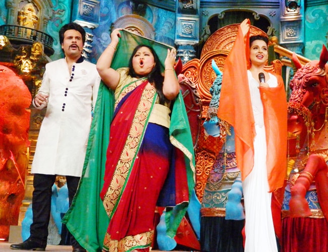 'कॉमेडी सर्कस' के सेट पर में पहुंचीं कंगना